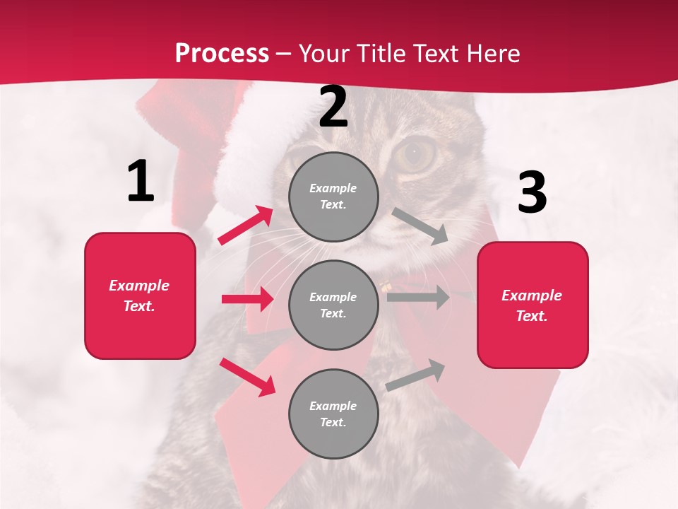 Strike Seasonal Santa's Hat PowerPoint Template