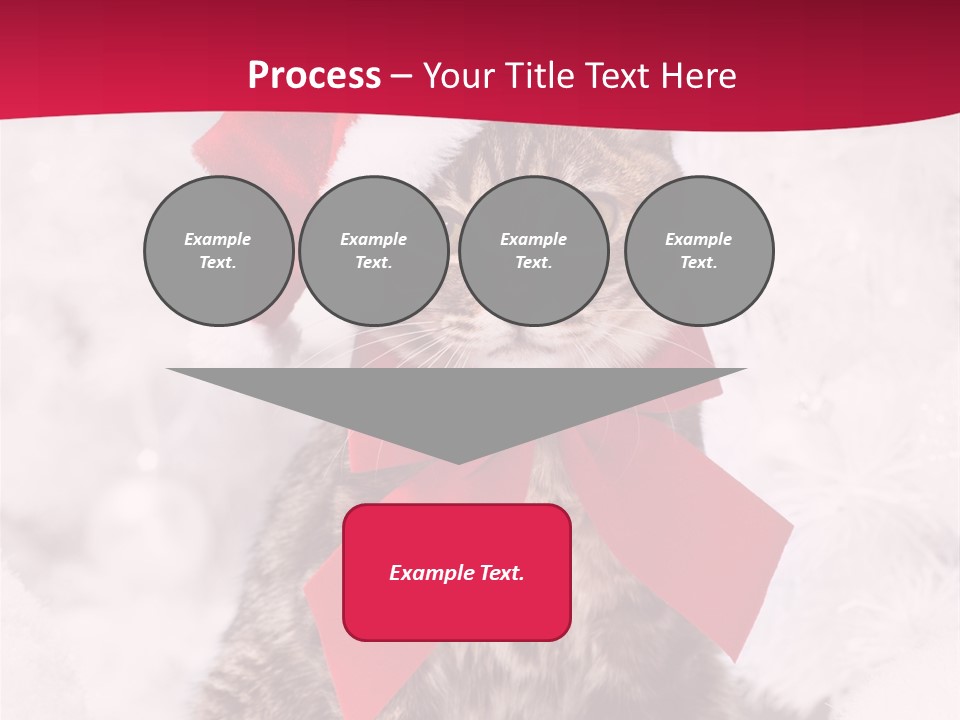Strike Seasonal Santa's Hat PowerPoint Template