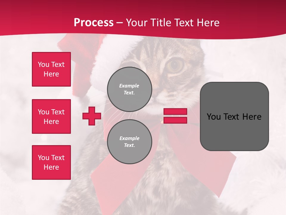 Strike Seasonal Santa's Hat PowerPoint Template