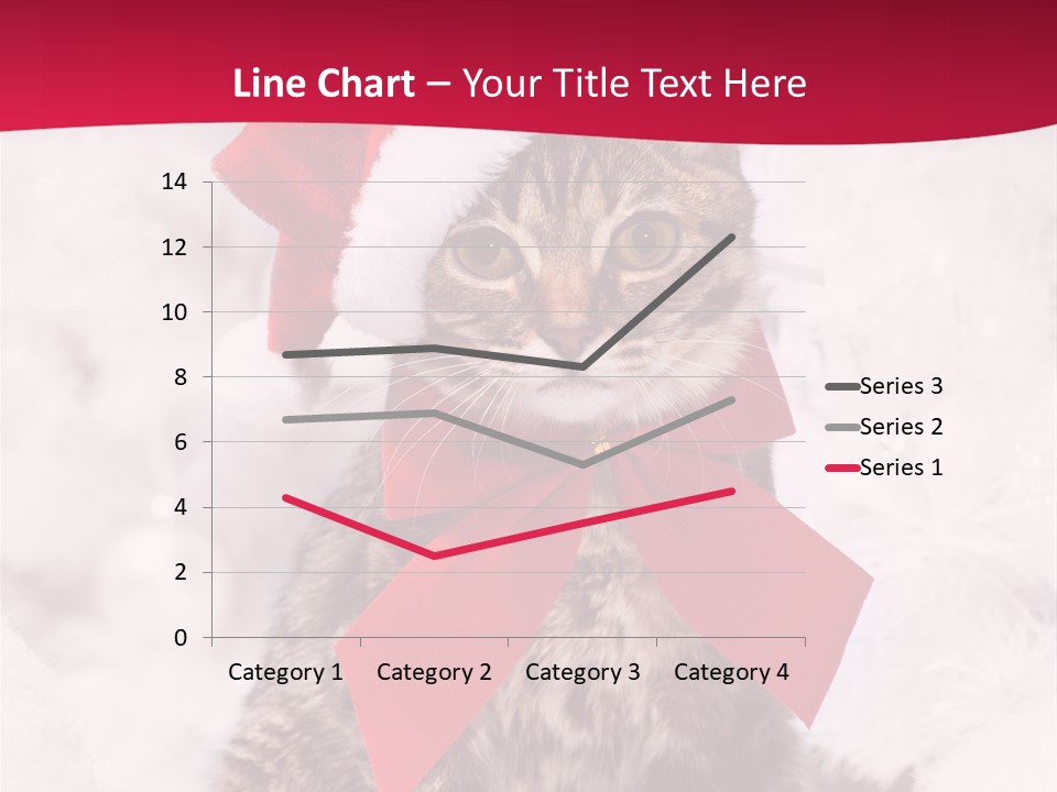 Strike Seasonal Santa's Hat PowerPoint Template