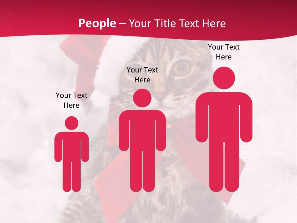 Strike Seasonal Santa's Hat PowerPoint Template