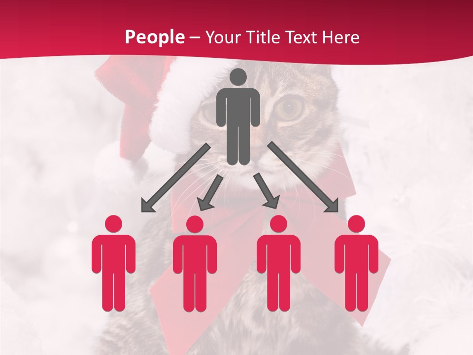 Strike Seasonal Santa's Hat PowerPoint Template