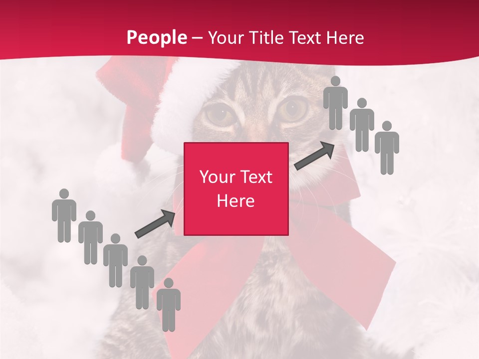Strike Seasonal Santa's Hat PowerPoint Template