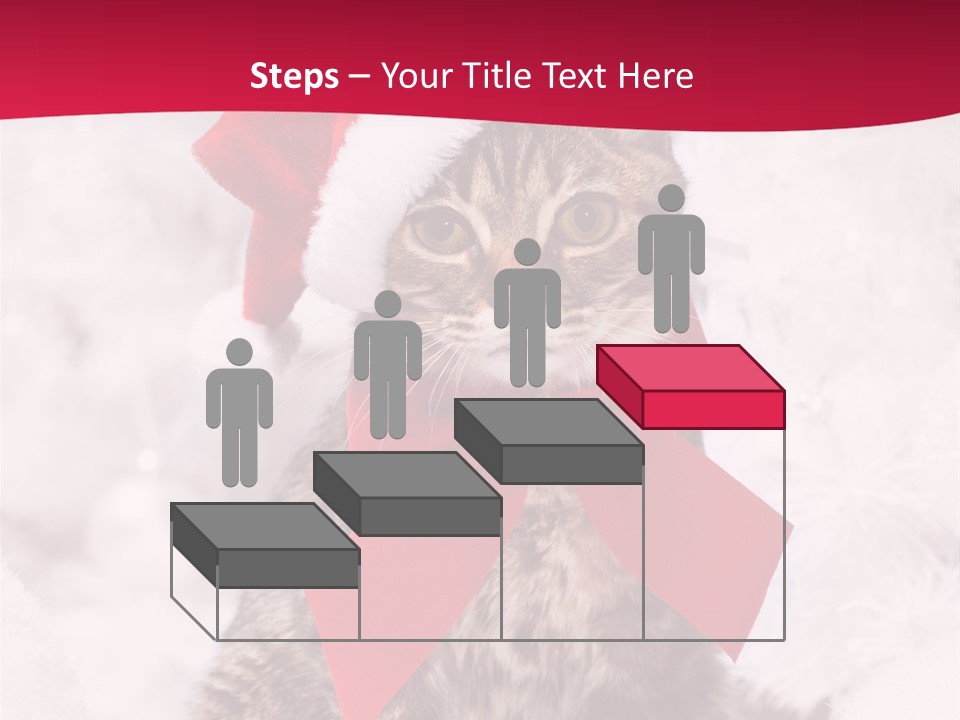 Strike Seasonal Santa's Hat PowerPoint Template