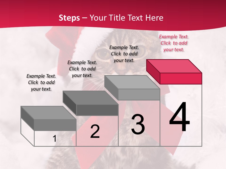 Strike Seasonal Santa's Hat PowerPoint Template
