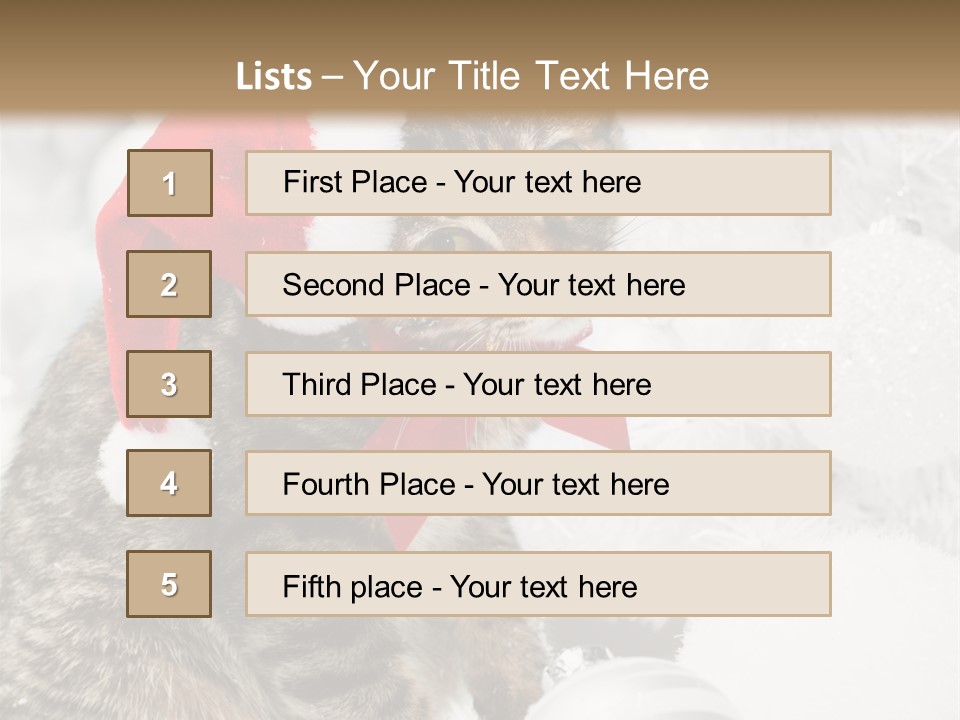 Merry Card Seasonal PowerPoint Template