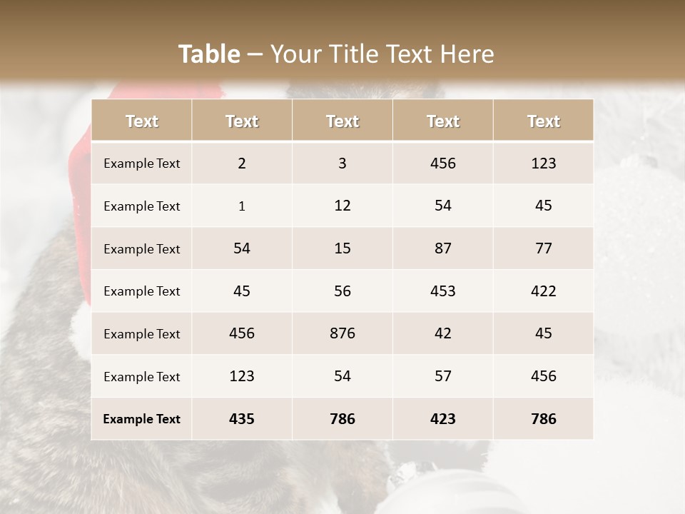 Merry Card Seasonal PowerPoint Template