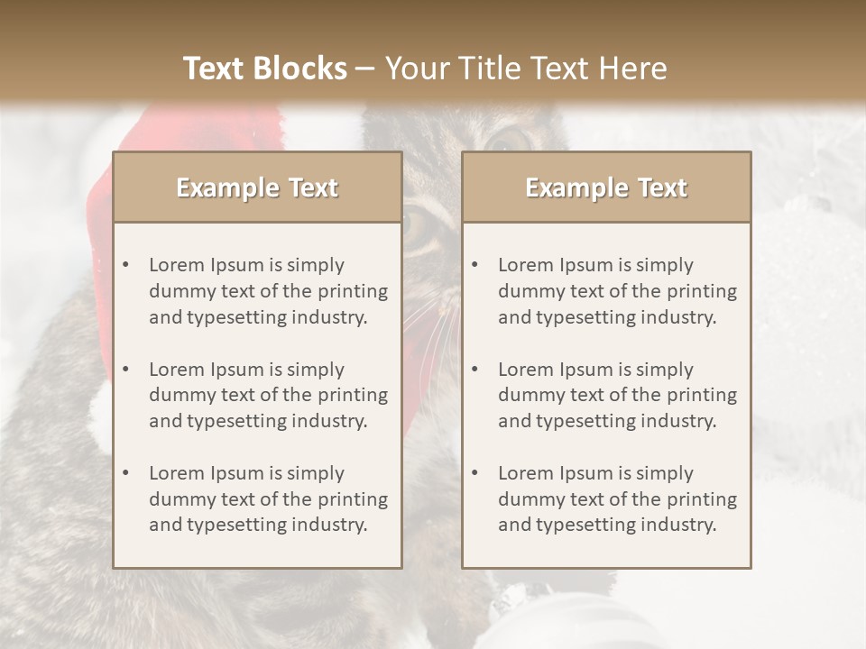 Merry Card Seasonal PowerPoint Template