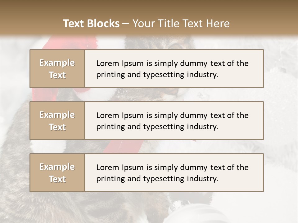 Merry Card Seasonal PowerPoint Template