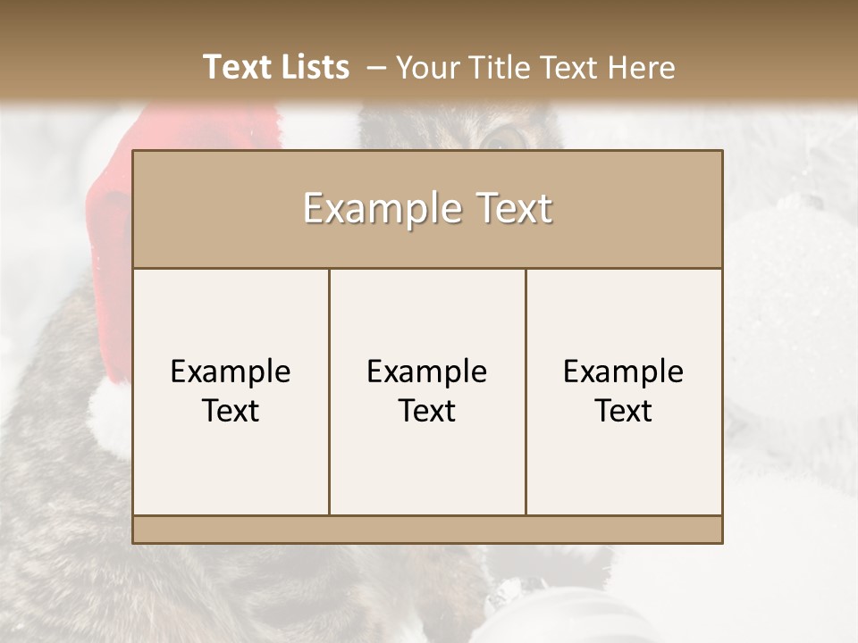 Merry Card Seasonal PowerPoint Template