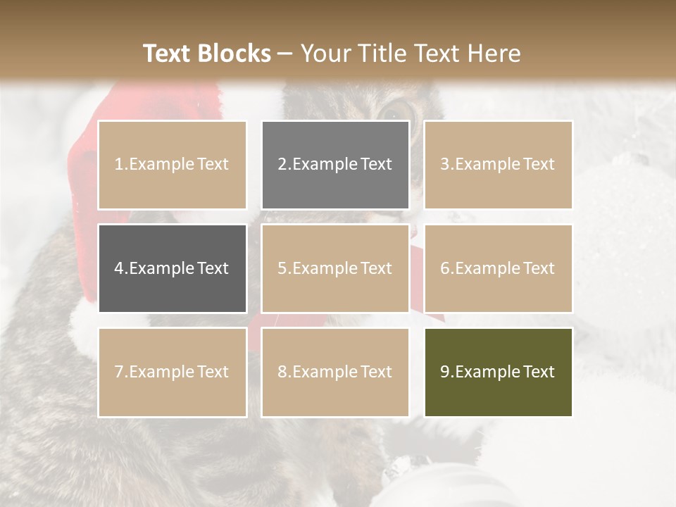 Merry Card Seasonal PowerPoint Template