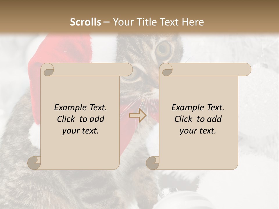 Merry Card Seasonal PowerPoint Template