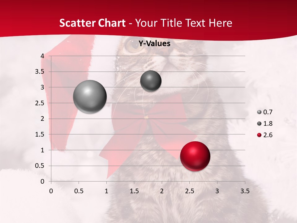 Domestic Looking Up Santa PowerPoint Template
