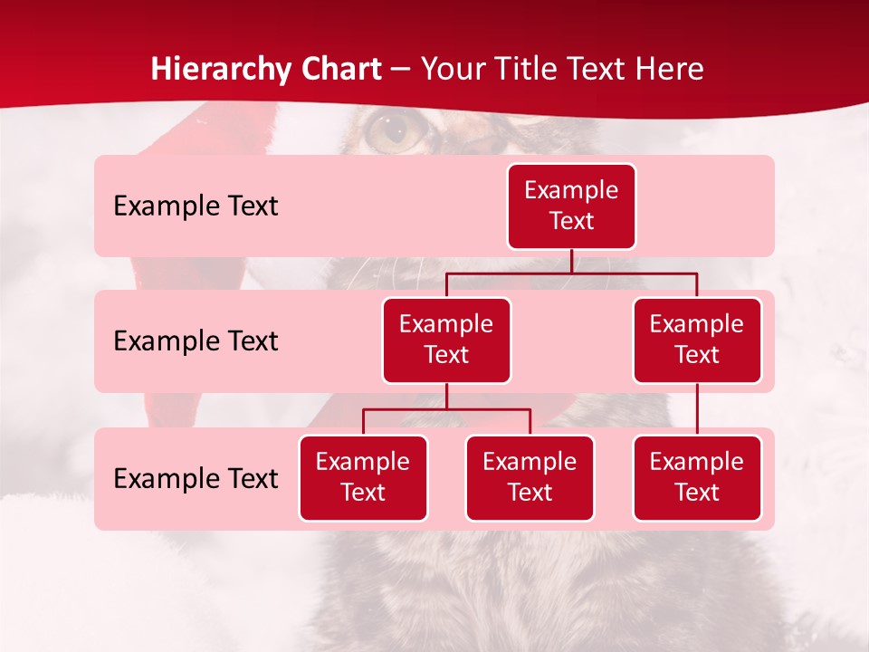 Domestic Looking Up Santa PowerPoint Template
