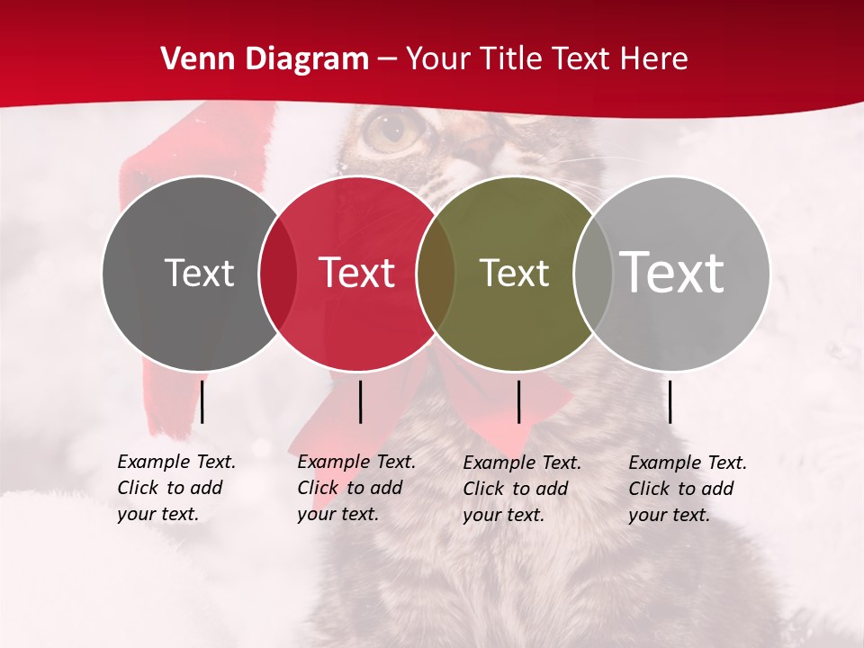 Domestic Looking Up Santa PowerPoint Template