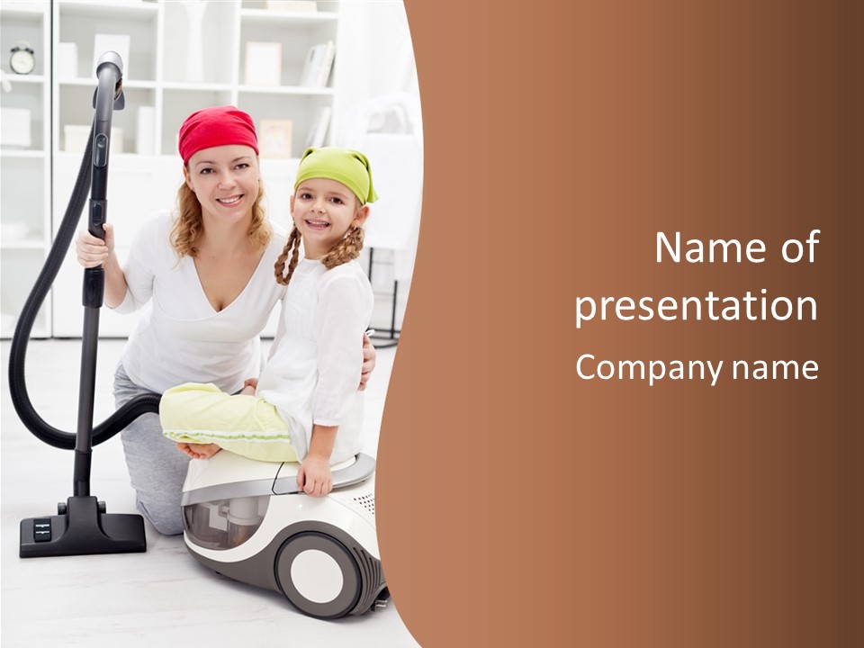 Living Child Tidy PowerPoint Template