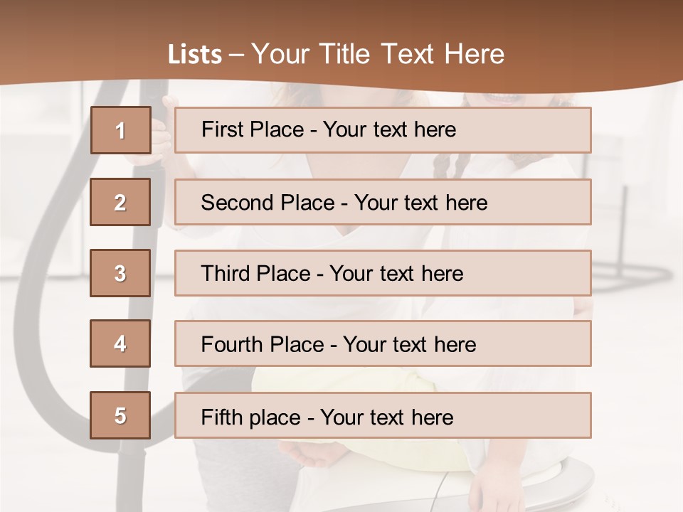 Living Child Tidy PowerPoint Template