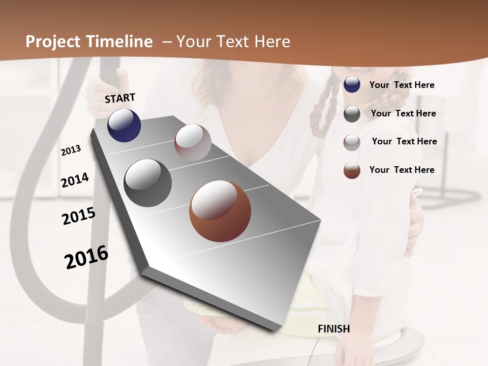 Living Child Tidy PowerPoint Template
