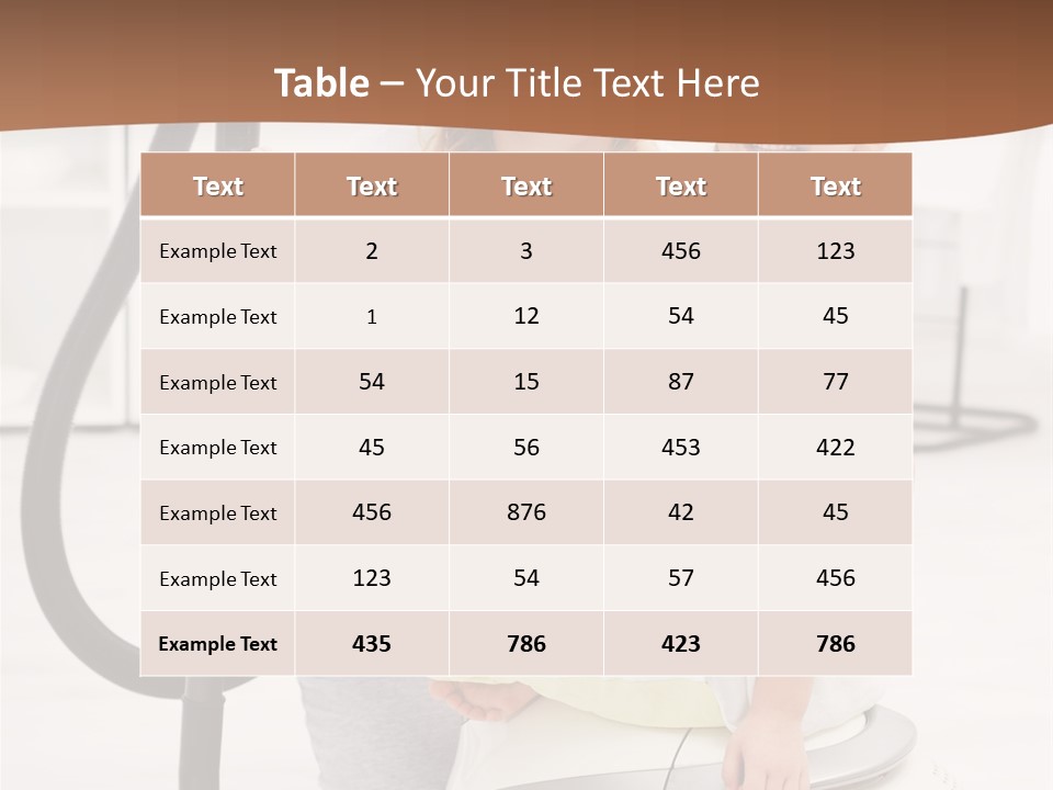 Living Child Tidy PowerPoint Template