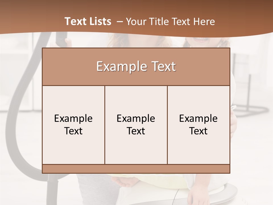 Living Child Tidy PowerPoint Template