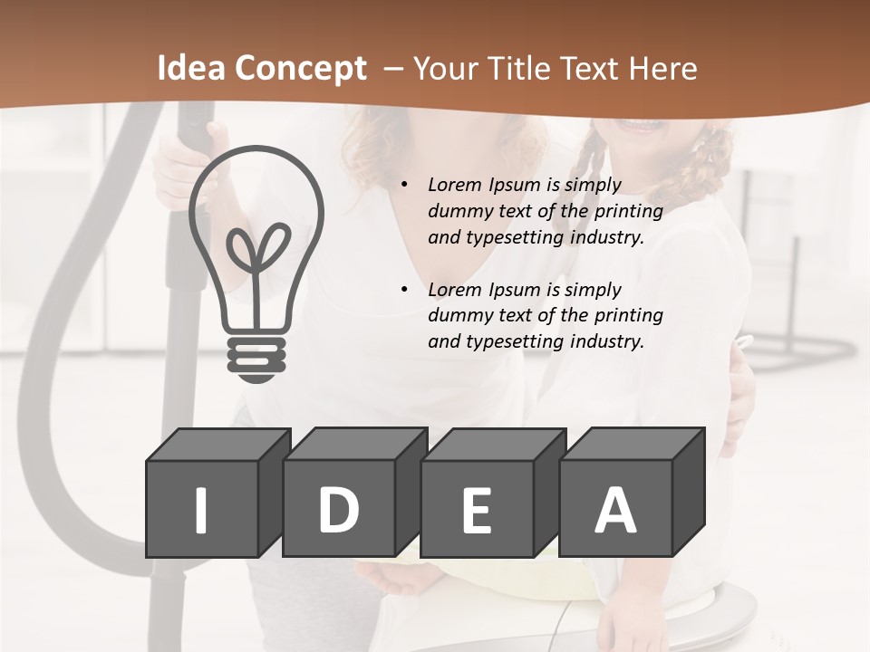 Living Child Tidy PowerPoint Template