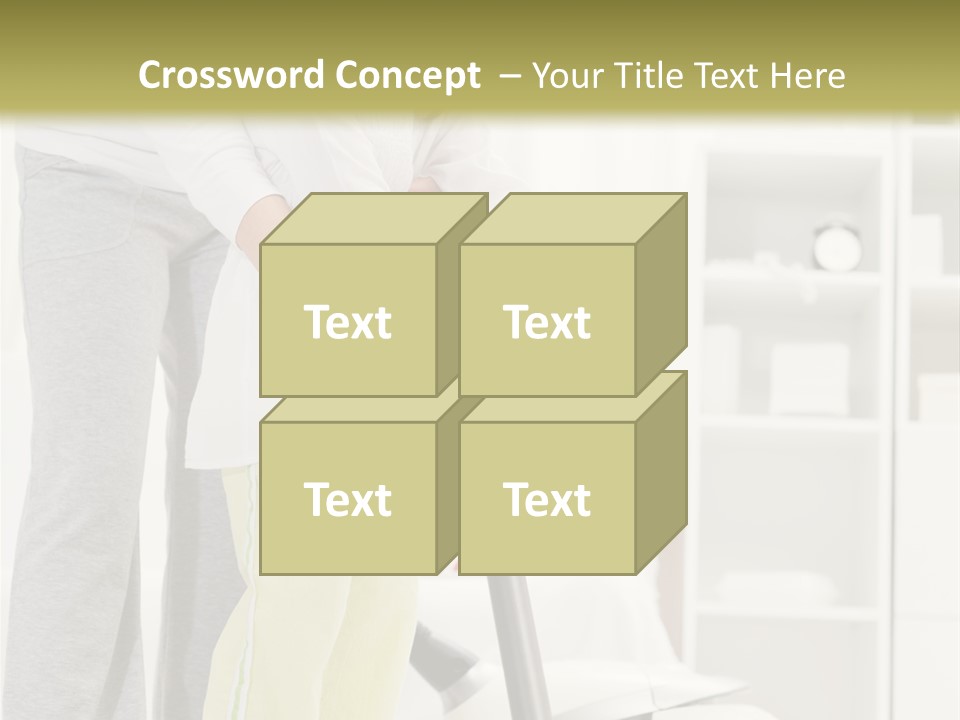 Housework Cleaner Living PowerPoint Template