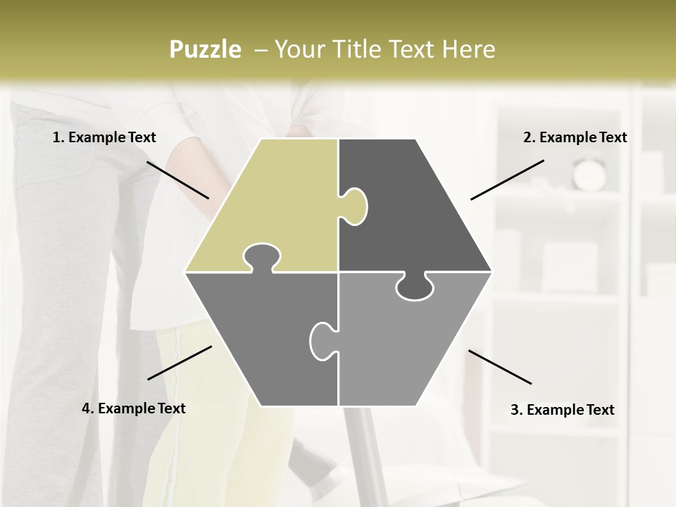 Housework Cleaner Living PowerPoint Template