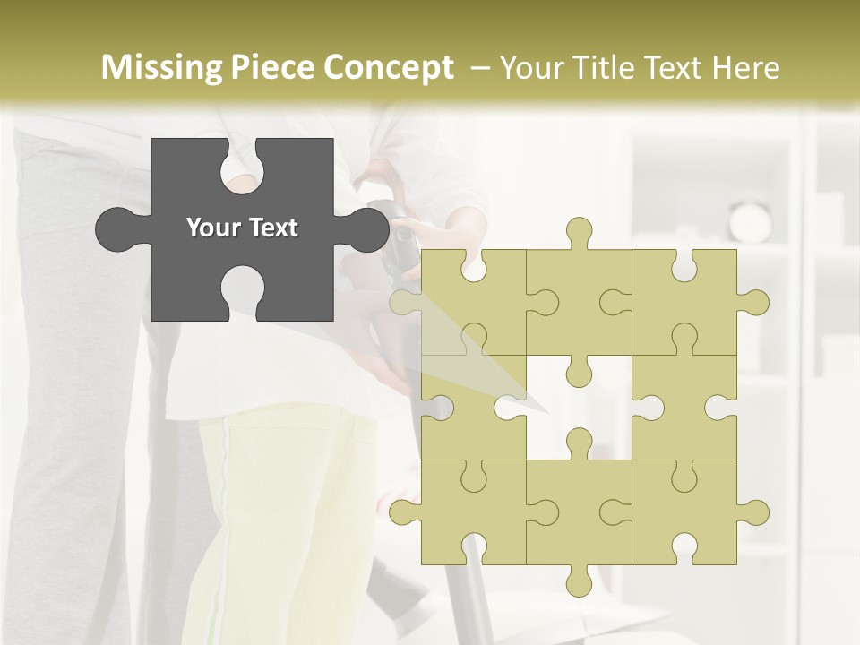 Housework Cleaner Living PowerPoint Template