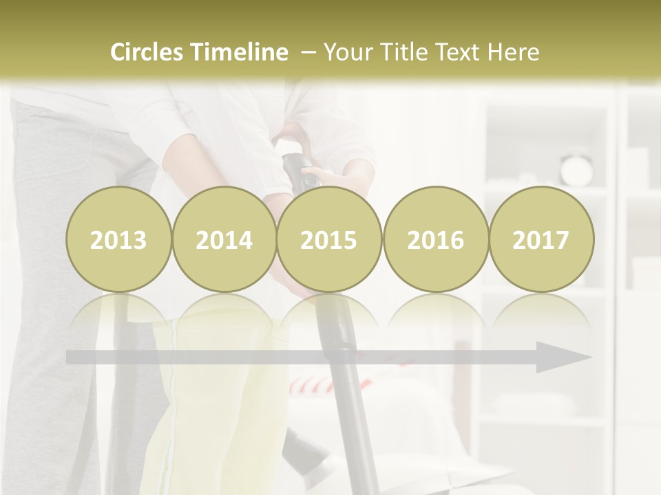 Housework Cleaner Living PowerPoint Template