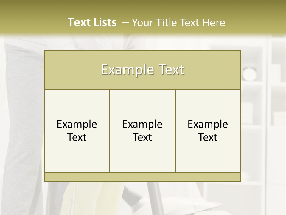 Housework Cleaner Living PowerPoint Template