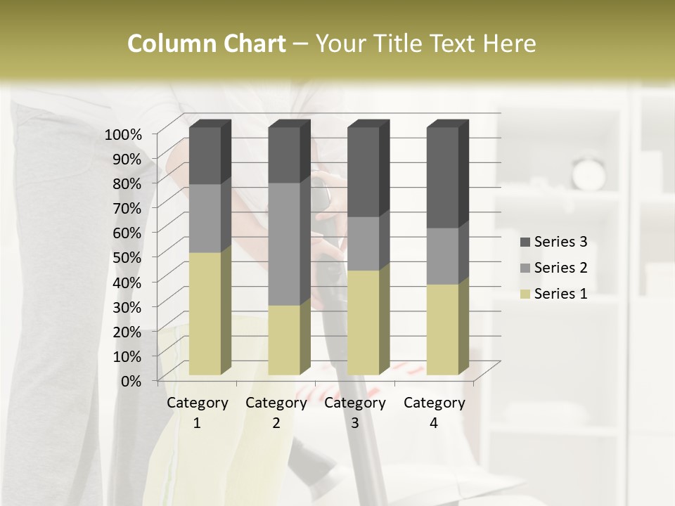 Housework Cleaner Living PowerPoint Template