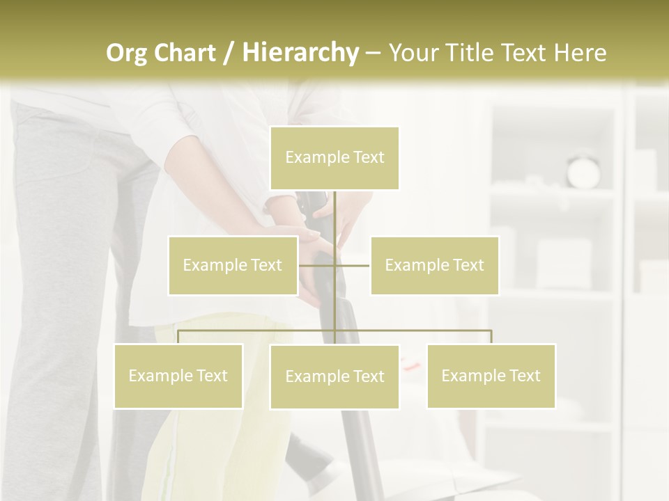 Housework Cleaner Living PowerPoint Template