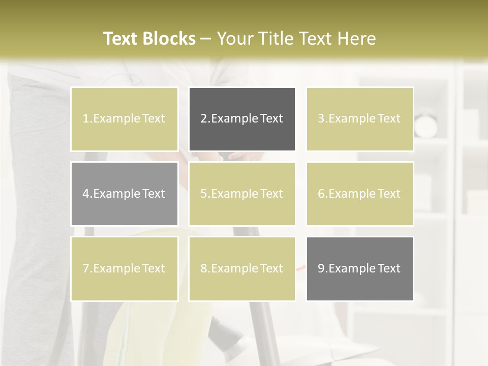 Housework Cleaner Living PowerPoint Template