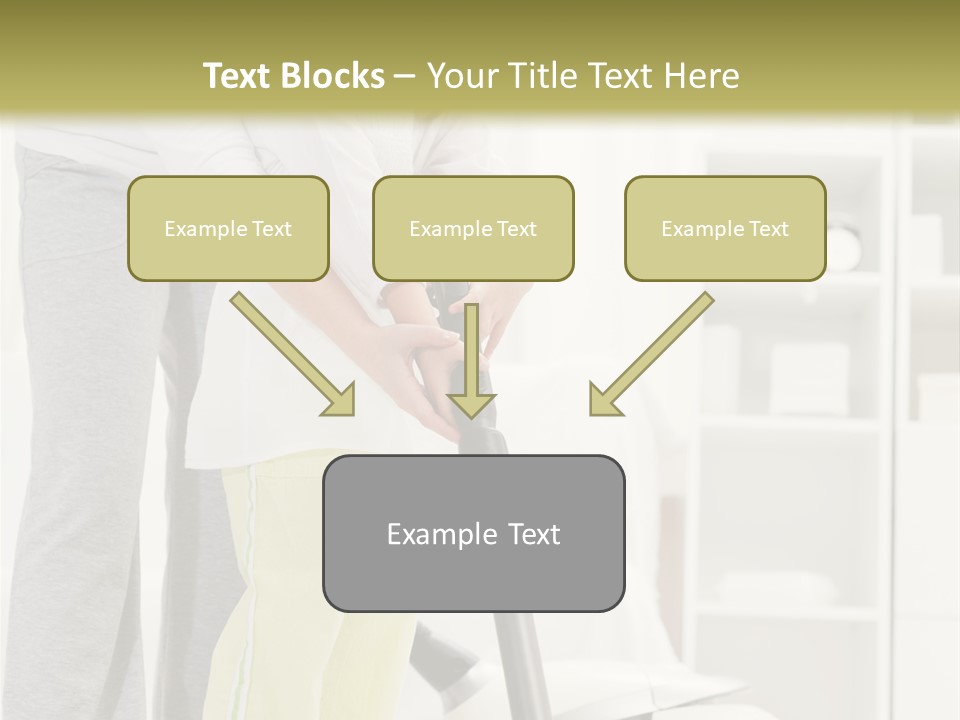 Housework Cleaner Living PowerPoint Template