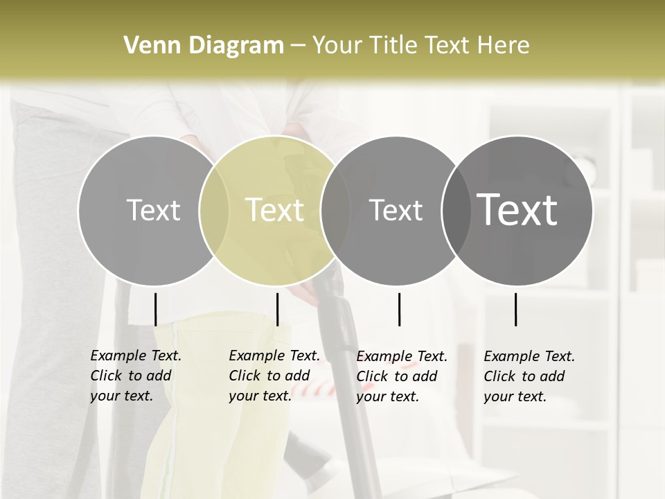 Housework Cleaner Living PowerPoint Template