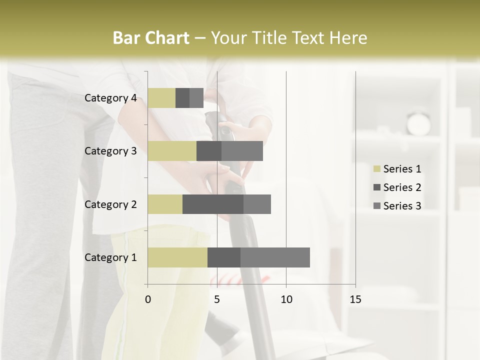 Housework Cleaner Living PowerPoint Template