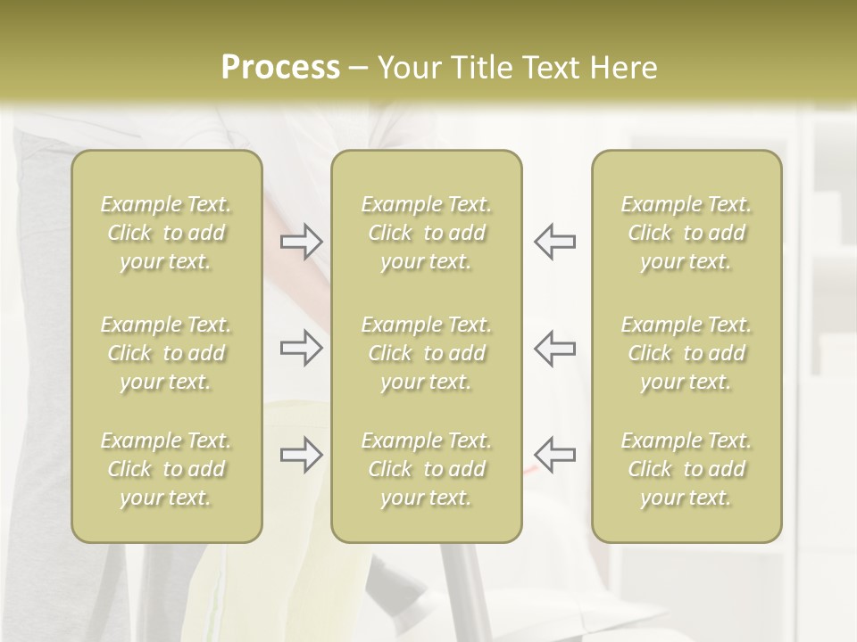 Housework Cleaner Living PowerPoint Template