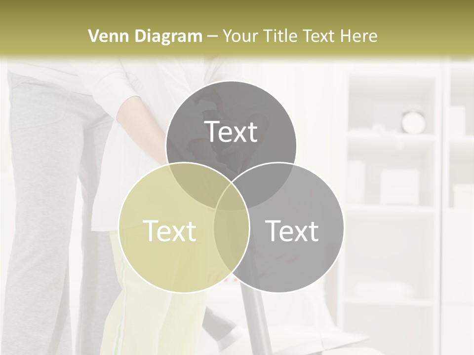 Housework Cleaner Living PowerPoint Template