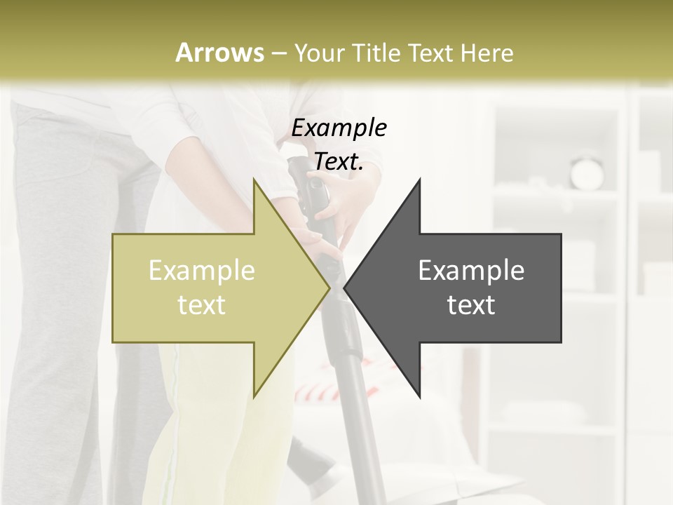 Housework Cleaner Living PowerPoint Template