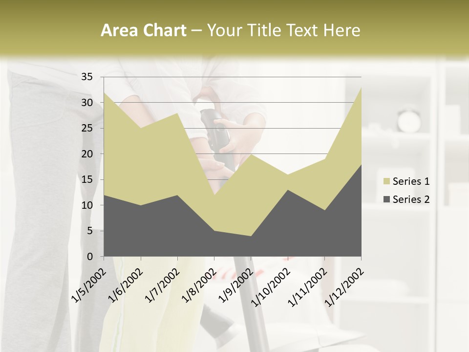 Housework Cleaner Living PowerPoint Template