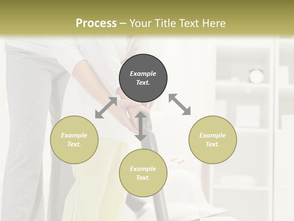 Housework Cleaner Living PowerPoint Template