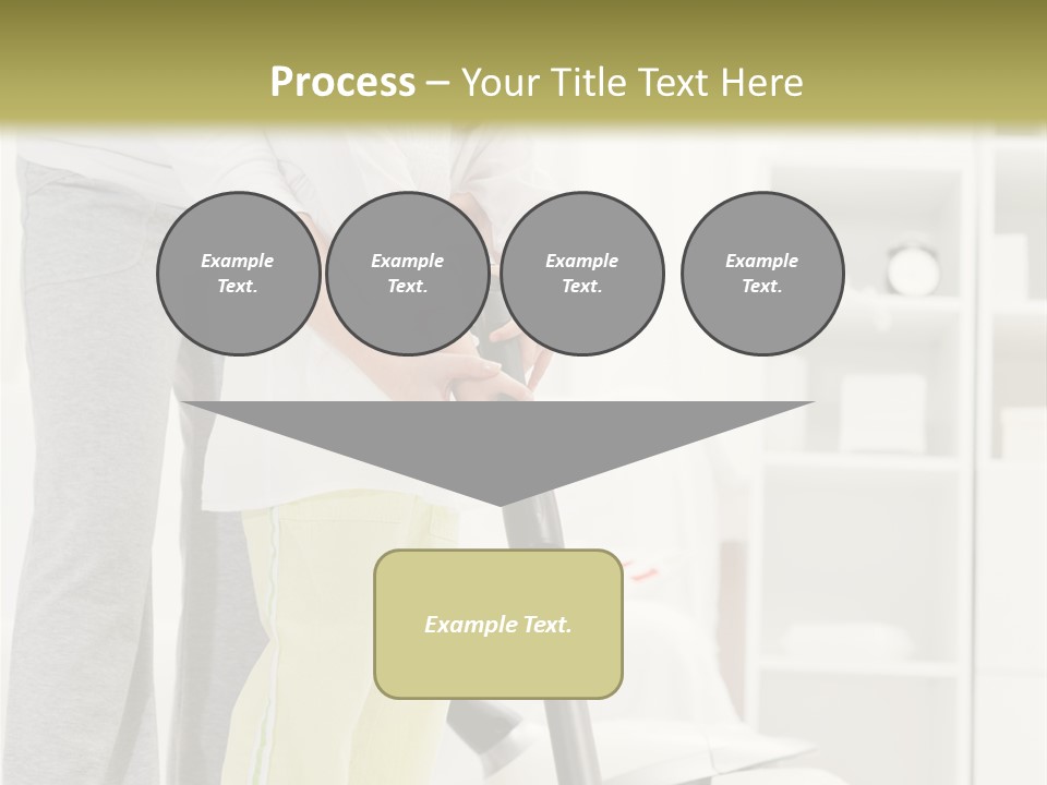 Housework Cleaner Living PowerPoint Template