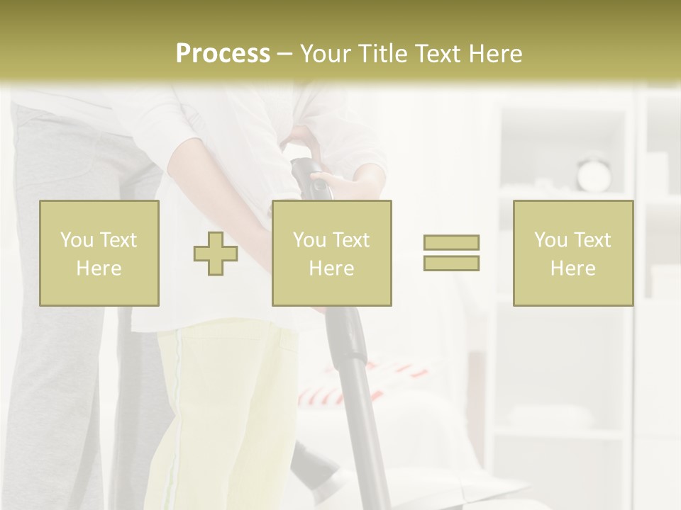 Housework Cleaner Living PowerPoint Template