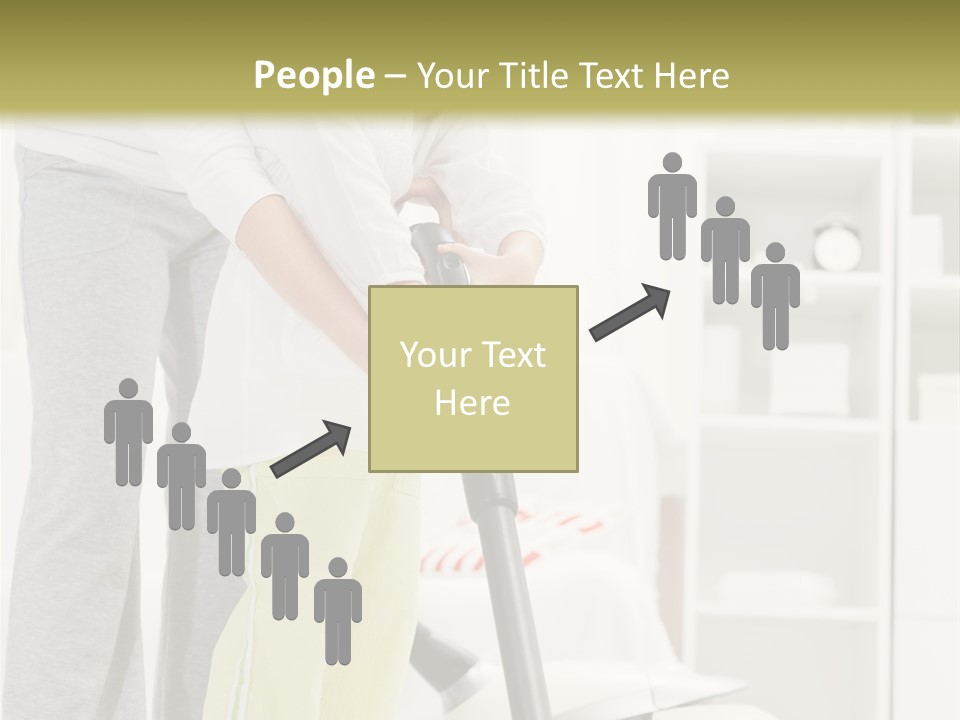 Housework Cleaner Living PowerPoint Template