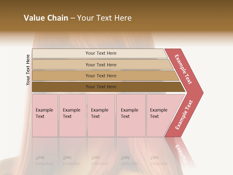 Vibrant Woman Haircut PowerPoint Template