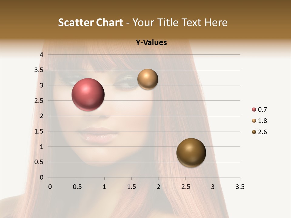 Vibrant Woman Haircut PowerPoint Template