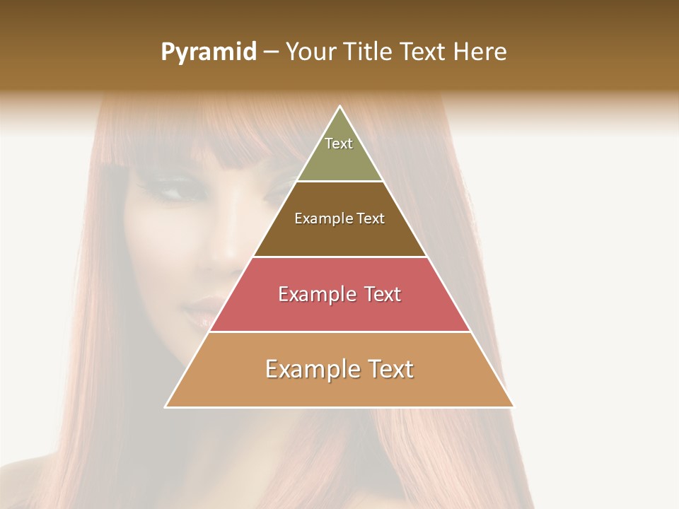 Vibrant Woman Haircut PowerPoint Template