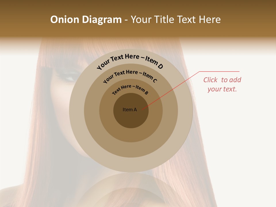 Vibrant Woman Haircut PowerPoint Template