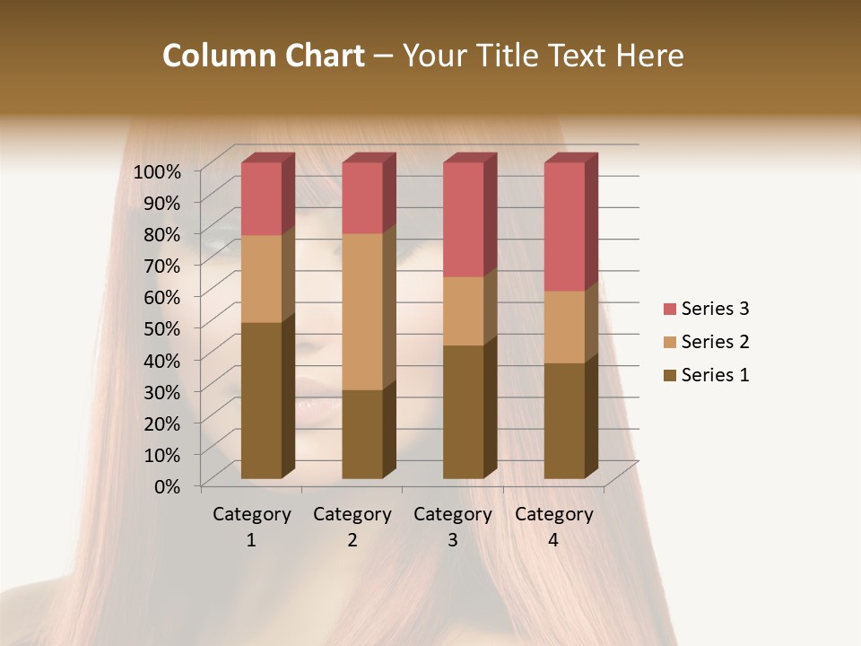 Vibrant Woman Haircut PowerPoint Template