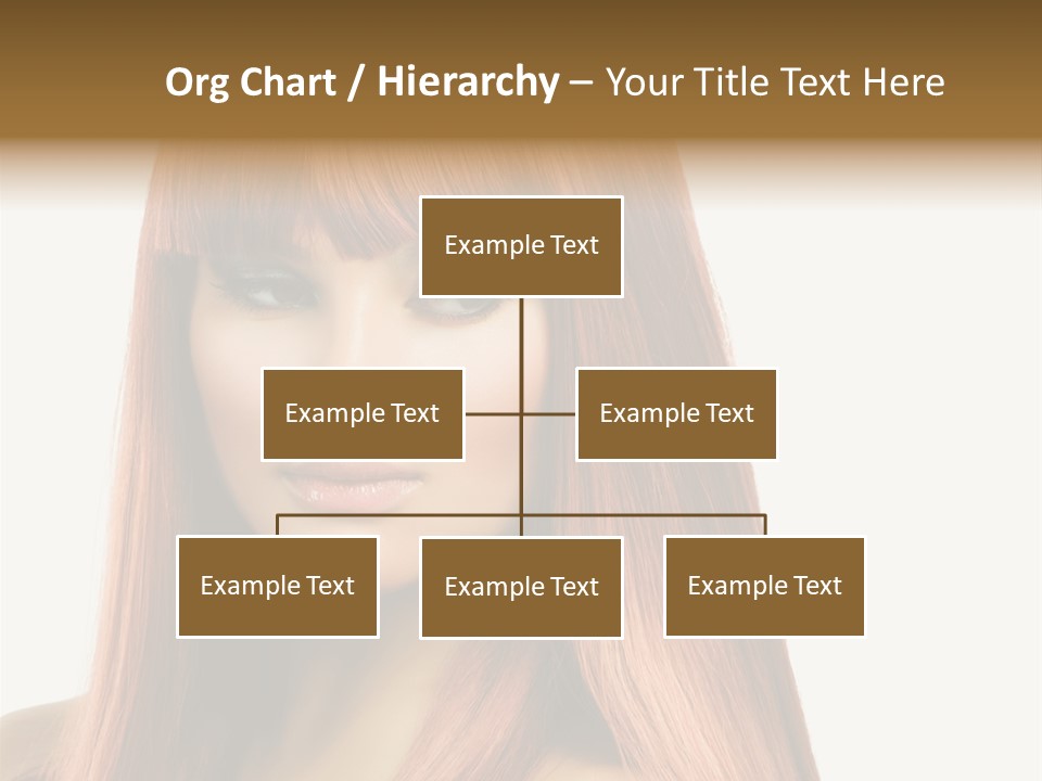 Vibrant Woman Haircut PowerPoint Template